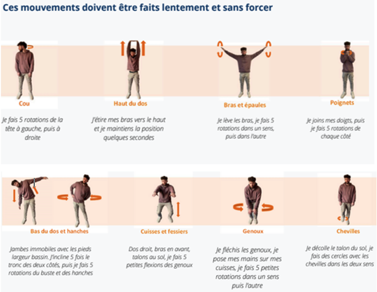 Lire la suite à propos de l’article Campagne de prévention : échauffement